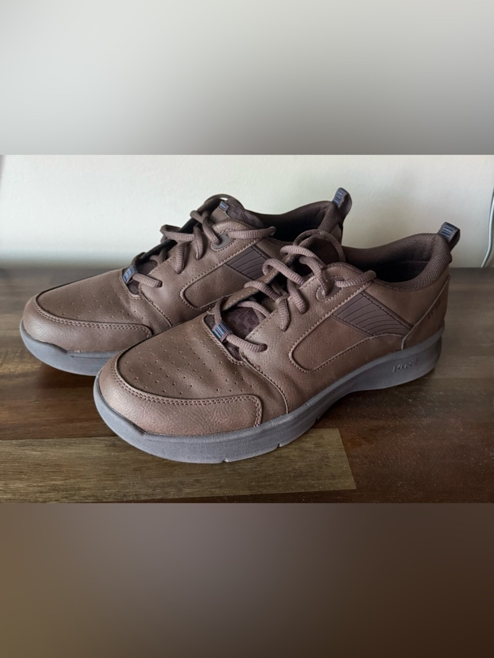 Nunn Bush Kore Walking Shoe Mens Size 11.5 M Lace Up Oxford Brown Shoes